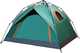 Tent outdoor tent 3-4 double-layer hydraulic rain automatic tent camping tent Gazebo sunscreen shed pop-up large camping tent cabin beach tent quick installation waterproof tent Household faucets