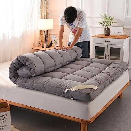 UE-MAOLU Futon Mattress Japanese, Soft Portable Sleeping Mattresses Camping Mattress, Foldable Roll Up Double Single Mattress Floor Lounger Bed Sofas (Color : A, Size : 120 * 200cm)