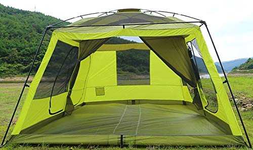 DSJJ Outdoor, big tent, two rooms and one hall, outdoor camping, anti rainstorm, 8 people, 10 people, 12 people, all inclusive tents