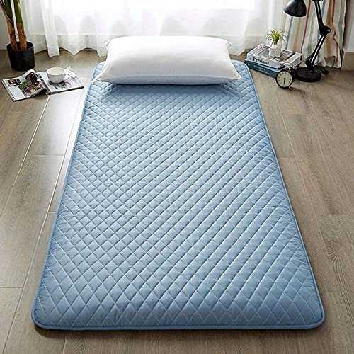 AWMYEZOU Floor Mattress Double Single, Thicken Tatami Sleeping Futon Mattress Soft Foldable Roll Up Mattress Portable Camping Breathable Mattress Pad