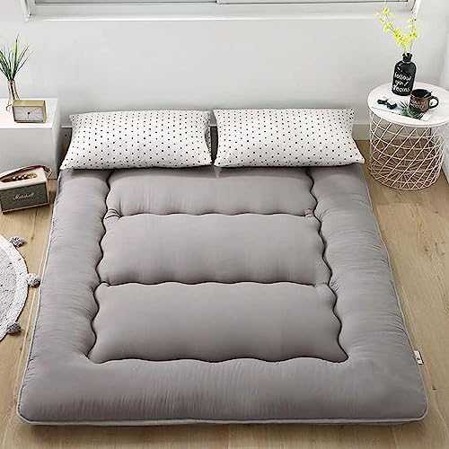 LBJDJYB Japanese Floor Mattress Futon Mattress, Thicken Tatami Mat Sleeping Pad Foldable Roll Up Mattress Dormitory Mattress Pad, Camping Home Mattress