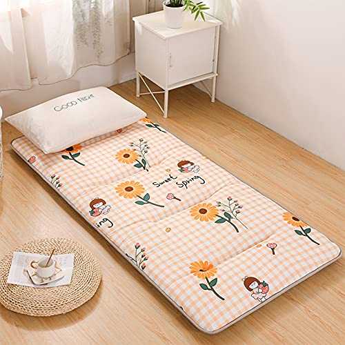 Futon Mattress Floor Mattress Roll Up Guest Mattress Floor Bed Folding Portable Camping Mattress Thicken Mattress Pad Sleeping Pad Single Double Student Mattress K 120 * 200CM