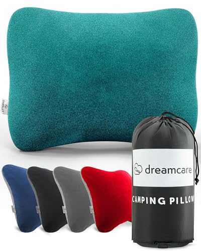 DREAMCARE Camping Pillow Medium 14 x 18 Green