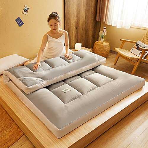 Roll-up futon mattress, foldable student dormitory sleeping pad, full size guest mattress, single double camping mat, thick mattress