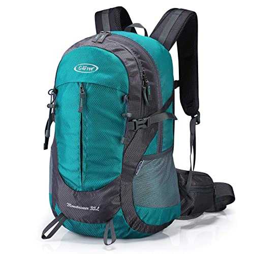 G4Free 35L Waterproof Hiking Backpack Outdoor Backpack Trekking Daypack for Camping Hiking Backpacking Climbing with Rain Cover