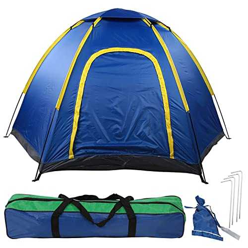 Large Capacity Waterproof and Windproof Outdoor Camping Tent, Ideal for Picnic, Beach Sun Shelter, Fishing, Outdoor Adventures