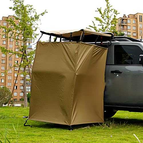 Car Side Tent, Roof Top Popup Toilet Tent Car Side Shower Room Privacy Enclosure Dressing Room For Camping Boating Fishing Travel Dressing