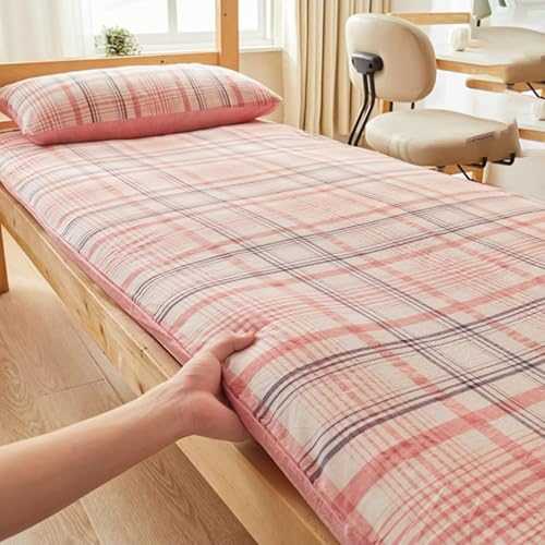 SHAIRMB Japanese Futon Mattress, Portable Roll Up Camping Mattress, Foldable Roll Up Tatami Futon Mattress, Breathable Floor Lounger Guest Bed for Bedroom Guest Room Dormitory