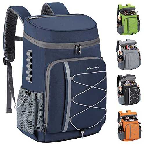 Maelstrom Cooler Backpack,35 Can Backpack Cooler Leakproof,Insulated Soft Cooler Bag,Camping Cooler,Beach Cooler,Ice Chest Backpack,Lightweight Travel Cooler Lunch Backpack for Hiking,Shopping