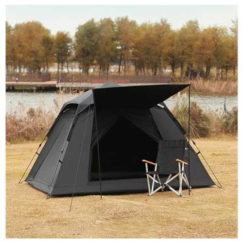 WXPXYBF Tents for Camping 4 Person with Moisture-Proof Pad,Pop Open In Three Seconds A Tent Practical and Lightweight Camping Tents Family for Camping 4 Man