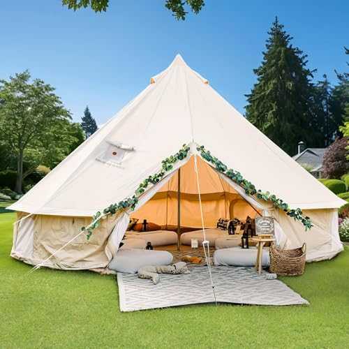 Inflatable Camping Tent, 4-Season Family Air House Tents with Pump for 6 to 8 Person, Quick Setup, Waterproof and Windproof Blow Up Air Tent, Outdoor Inflatable 900D Oxford Large Cabin Tents