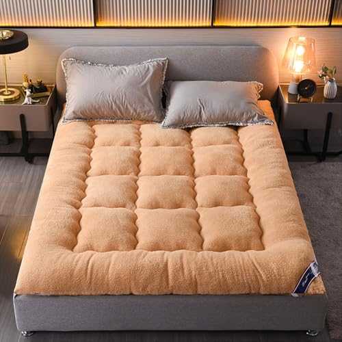 Japanese Floor Mattress Futon Mattress Soft Foldable Tatami Mat Double Single Roll Up Mattress Sleeping Pad For Guests, Dormitories, Camping, Sofas & Loungers(Yellow,100 * 200cm)