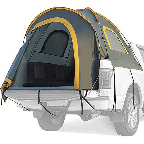 RajoNN Camping tent Pickup Truck TentCar Tailgate Tent,Waterproof PU2000mm Double Layer Car Bed Camp Tentsfor Minivan Outdoor Self-Driving Camping Party Hiking