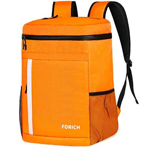 FORICH Cooler Backpack Soft Backpack Cooler Bag Leak Proof Insulated Cooler Backpacks to Beach Camping Hiking Picnic Work Lunch Travel for Men Women