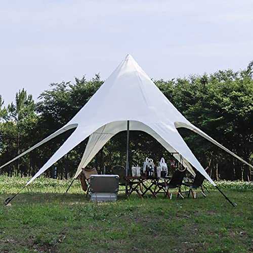 Beach Tent Sun Shelter UV Protection, Outdoor Large Canopy Tent Sun Shade for Camping, Beach, Fishing, Backyard and Picnics