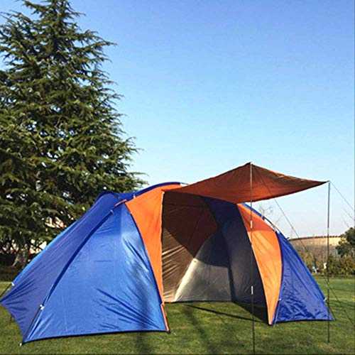 tent 5-8 Person Camping Big Tent Double Layer Waterproof Two Bedroom Tent Camping Hiking Fishing Hunting Outdoor Family Party Tent