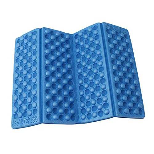 GUYAQ Folding Foam Sit Mat Camping Roll Mat Hiking Sports Moisture-Proof Seat Pad Mat Water Resistant Insulated Camping Mat Compact Picnic Outdoor Sitting Mat,Blue