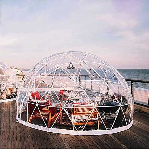 Spherical Star Tent, Transparent Net Red Bubble House Non-Inflatable Dining Area Farm Tent, Scenic Farm Tent