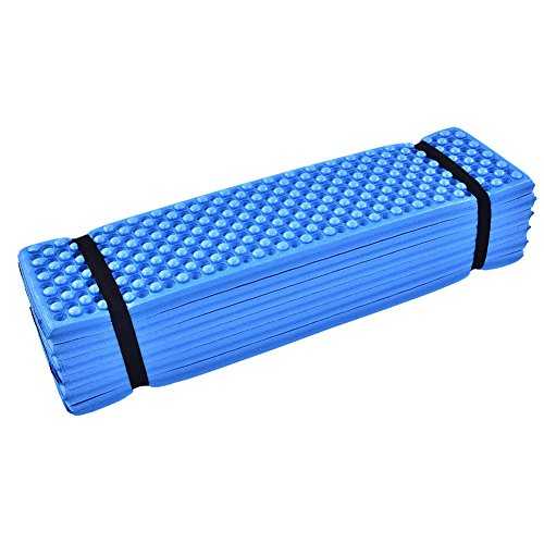 Folding Foam Mat Waterproof Mattress Foam Sit Mat for Camping Hiking and Sports Events(Blue)