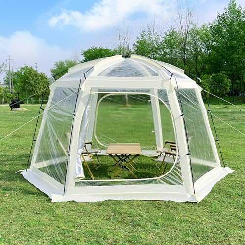 Bubble House Dome, Garden Bubble Tent Pop Up Gazebo Igloo Dome Canopy Shelter Transparent PVC Multiple Sizes(300 * 300 * 205cm)