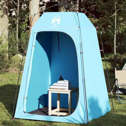 NQJIBUE Outdoor Recreation Privacy Tent Blue Quick Release Waterproof Camping & Hiking