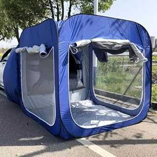Tailgate Awning, Pop-Up Car Tent for Family Camping and Outdoor Activities, Easy Setup Portable Canopy for SUV and Truck