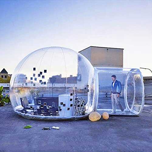 3M/4M/5M Transparent Pvc Inflatable Bubble Hotel Bubble Tent, Family Camping Picnic Wedding Decoration Dome Tent,5m