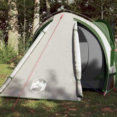 WXPXYBF Camping Tent 2 Persons Green 320x140x120 cm 185T Taffeta