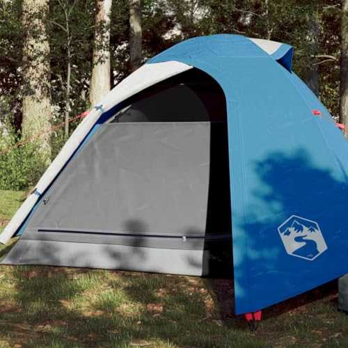 WXPXYBF Sporting Goods item-Camping Tent Dome 3-Person Blue Waterproof