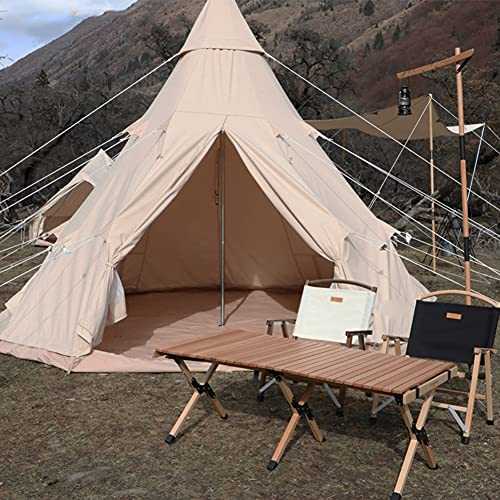 Pyramid Tent for Camping Festivals Hiking Outdoor Portable Indian Teepee