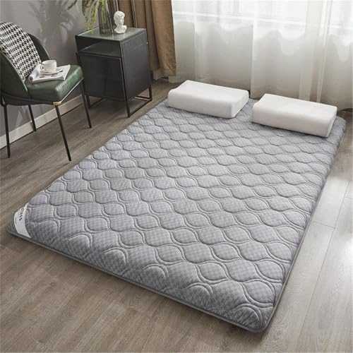 Japanese Floor Mattress for Guest Dormitory Camping Thickened Winter Futon Foldable and Roll Up (90x190cm)