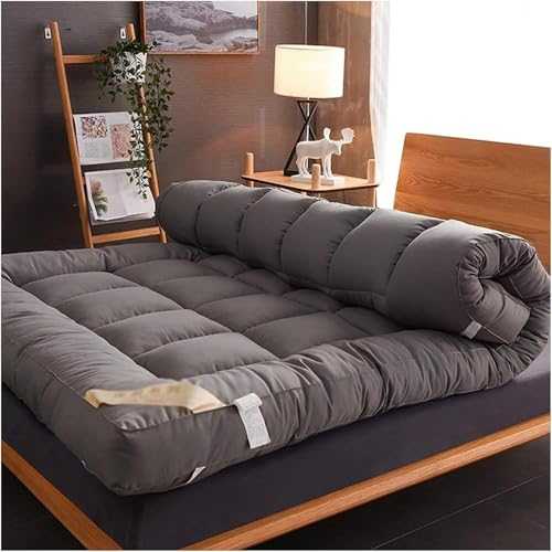 Futon Floor Mattresses Japanese Thick Tatami Mattress Portable Roll Up Mattress Foldable Breathable Sleeping Pad For Lounger Bed Dorm Camping Furniture(90X200CM)
