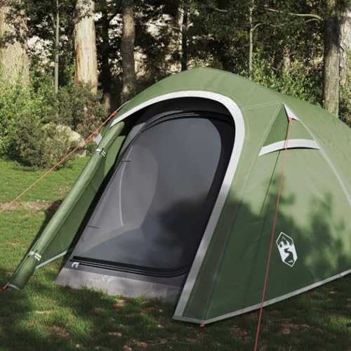 Vopese Camping Tent Tunnel 3-Person Green Waterproof