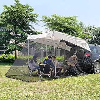 Tailgate Tent for SUV, RV, Truck, Van - Outdoor Camping Travel Car Tent - Ideal for Car Camping and Tailgating Adventures