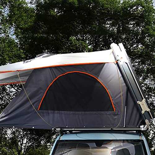 Cars Hardshell Pop Up Tent, Fully Automatic Car Roof Tent, Rooftop Tents for Camping, Quick Opening Mobile Bedroom with Telescopic Ladder Waterproof Rainproof SUV Pop up Tent for All Season