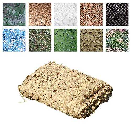 HQQSC Shade Net Sun Netting Camo Awnings Tent Oxford Fabric,Suitable for Hide Disguise Hunting Shooting Large Garden Tent (Color : 2 * 10M)