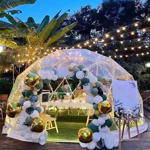 Bubble Tent Dome House Camping Tent 10/12ft | Garden Igloo Outdoor Clear Dome Shelter Geodesic Dome 5-7 Person For Backyard Patios | Canopy Gazebos Screen House Room Lean To Greenhouse,3.6m