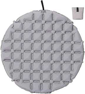 Soft Inflatable Seat Cushion - Waterproof Blow-Up Travel Pad | Lightweight Round Floor Mat For Wheelchair, Nursing Home, Car, Desk, Picnic, Office & Workplace | Anti-Moisture Comfort Support
