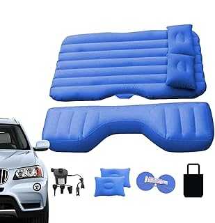 Camping Travel Inflatable Bed With Air Pump, Car Inflatable Mattress Air Mattress Extended Air Sofa Portable Car Sleeping Mattress For Outdoor Camping