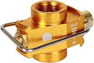 rflaueo 1pc Camping Gas Saver Plus Gas Converter Shifter Refill Flat Tank Conversion Adapter Camping Gas Adapter Valve(U221-1)