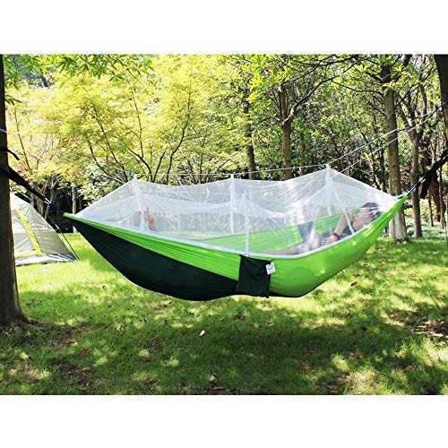 Outdoor Hammock Camping Hammock With Mosquito Net Hammock Off The Ground Tent Outdoor Ultra Light Parachute Cloth Hammocks & Loungers