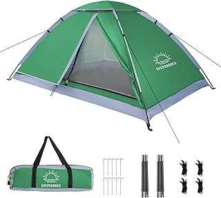 EPCPSHADES 1-2 Person Dome Tents for Camping, Lightweight Portable Backpacking Tent, Small Easy Set Up Outdoor Waterproof Camping Hiking Tent for Adults