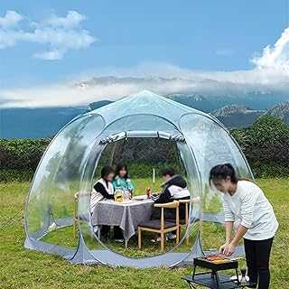 Multi-Person Canopy Gazebo, Extra Large Instant Greenhouse Tent for Parties and Camping, Weather-Resistant Outdoor Shelter