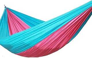 Camping Hammocks with Mosquito Net - Portable Outdoor Hanging Bed for 1-2 Persons, Durable Parachute Fabric, Ideal for Camping and Garden Use