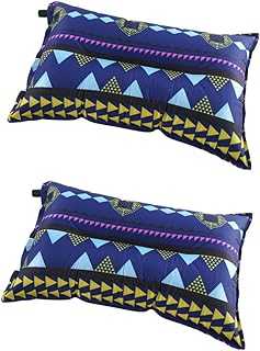 Toddmomy Self-inflating Pillow Neck Pillow for Travel Inflatable Camp Pillow Inflatable Mattress Cool Pillows for Sleeping Outdoor Supplies Travel Pillows Beach Pillow Ethnic Style Cloth