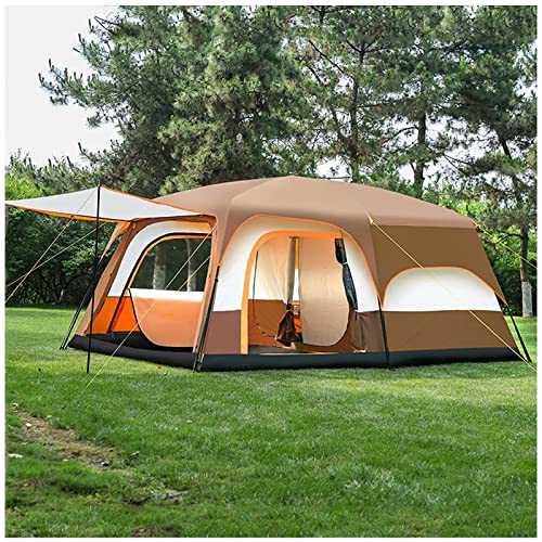 4-6 Person Camping Tent,Waterproof Outdoor Waterproof Family Cabin Tents,Sun Shelter with Removable Rainfly,for Camping Hiking Mountaineering