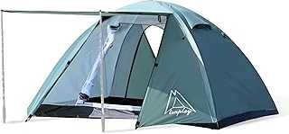 TENPLAY 2 Person Camping Tent,Lightweight 2.5KG Backpacking Tent, PU3000mm Waterproof & Windproof Double Layer Design, Two Doors,Easy Setup for Hiking, Mountaineering, Family Outdoor,Hunting,Travel
