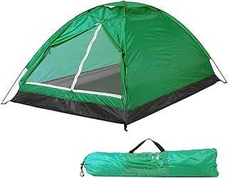 Dome Tents Camping Tent, Lightweight Backpacking Tents, Lightweight 2 Person Tent,For Hiking Backyard Double Layer, Easy Setup, Ventilation System(Green)