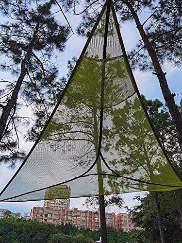 Revolutionary Giant Aerial Camping Hammock - 300cm Multi-Person Hammock -Triangle Aerial Mat -3 Point Outdoor Hammock Hammock Tree House Air Sky Tent ,Green