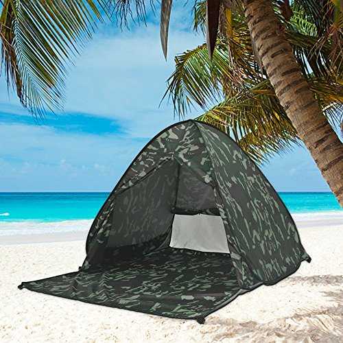 Eplze Automatic Pop Up Beach Tent Instant Portable Quick Sun Shelter for 2-3 Persons